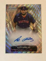 Alex Binelas [Wave] Baseball Cards 2022 Bowman Sterling Prospect Autographs Prices