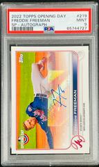 Freddie Freeman [Autograph] Baseball Cards 2022 Topps Opening Day Prices