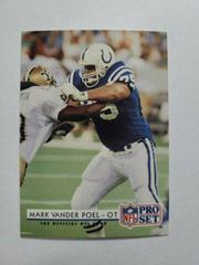 Mark Vander Poel #196 Football Cards 1992 Pro Set Prices