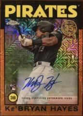 Ke'Bryan Hayes [Orange Refractor] #RA-KH Baseball Cards 2021 Topps Chrome Rookie Autographs Prices