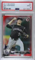 Jeff Hoffman [Red] #4 Baseball Cards 2017 Bowman Prices