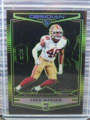 Fred Warner [Yellow] #145 Football Cards 2018 Panini Obsidian Prices