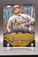 Yadier Molina [Champagne Gold Speckle] Baseball Cards 2022 Topps Chrome Pinstriped Prices
