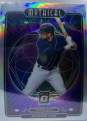 Brandon Lowe [Holo] #M10 Baseball Cards 2021 Panini Donruss Optic Mythical Prices