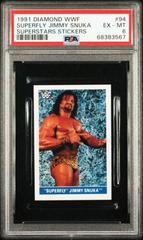 Superfly Jimmy Snuka Wrestling Cards 1991 WWF Superstars Stickers Prices