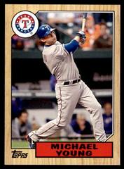 Michael Young Baseball Cards 2012 Topps 1987 Minis Prices