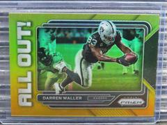 Darren Waller [Gold] Football Cards 2022 Panini Prizm All Out Prices