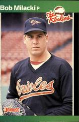 Bob Milacki #22 Baseball Cards 1989 Donruss Rookies Prices