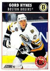 Gord Hynes #483 Hockey Cards 1992 Score Prices
