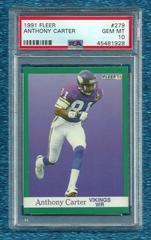 Anthony Carter #279 Football Cards 1991 Fleer Prices