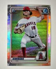 Adam Seminaris [Refractor] #BD-163 Baseball Cards 2020 Bowman Draft Chrome Prices