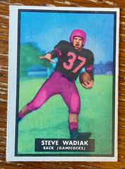Steve Wadiak [UN Rubbed] Football Cards 1951 Topps Magic Prices