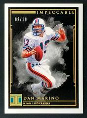 Dan Marino [Gold] Football Cards 2019 Panini Impeccable Prices