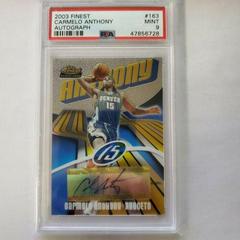 Carmelo Anthony [Autograph] #163 Basketball Cards 2003 Finest Prices