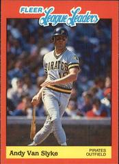 Andy Van Slyke #41 Baseball Cards 1989 Fleer League Leaders Prices