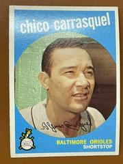 Chico Carrasquel [Gray Back] #264 Baseball Cards 1959 Topps Prices