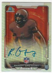 Randy Gregory #RCRA-RG Football Cards 2015 Bowman Chrome Rookie Refractor Autographs Prices