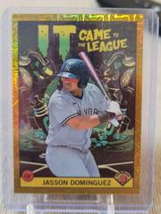 Jasson Dominguez [Gold Refractor Mega Box Mojo] #ICFL-8 Baseball Cards 2022 Bowman Chrome It Came To The League Prices