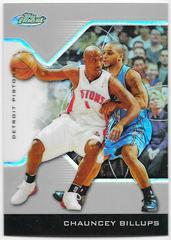 Chauncey Billups [Black Refractor] #97 Basketball Cards 2004 Finest Prices