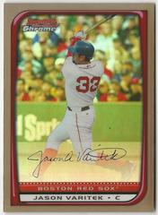 Jason Varitek [Gold Refractor] #79 Baseball Cards 2008 Bowman Chrome Prices