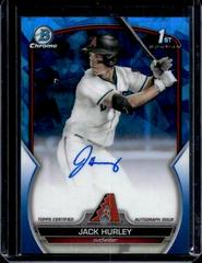 Jack Hurley #CDA-JH Baseball Cards 2023 Bowman Draft Chrome Sapphire Prospect Autograph Prices