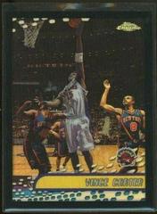 Vince Carter [Black Refractor] Basketball Cards 2001 Topps Chrome Prices