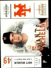 Hoyt Wilhelm #35 Baseball Cards 2001 Upper Deck Legends of NY Prices