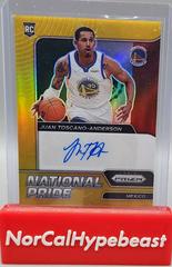 Juan Toscano Anderson [Gold] Basketball Cards 2021 Panini Chronicles National Pride Signatures Prices
