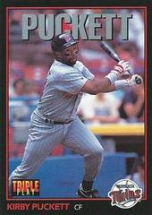 Kirby Puckett #260 Baseball Cards 1993 Panini Donruss Triple Play Prices