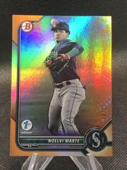 Noelvi Marte [Orange Foil] #BPPF-63 Baseball Cards 2022 Bowman 1st Edition Prices