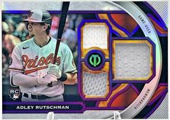 Adley Rutschman [Purple] Baseball Cards 2023 Topps Tribute Triple Relics Prices