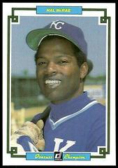 Hal McRae #17 Baseball Cards 1984 Donruss Champions Prices