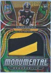 Calvin Austin III [Meta] Football Cards 2022 Panini Spectra Monumental Memorabilia Prices
