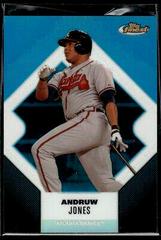Andruw Jones [Blue Xfractor] #3 Baseball Cards 2006 Finest Prices