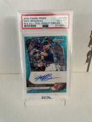 Mike Brosseau [Teal Donut Circles Prizm] #RA-MB Baseball Cards 2020 Panini Prizm Rookie Autographs Prices