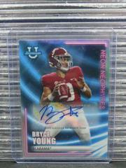 Bryce Young [Autograph] Football Cards 2022 Bowman's Best University Neon Neophytes Prices