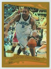Carlos Boozer Gold Refractor #59 Basketball Cards 2005 Topps Chrome Prices