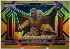 Aljamain Sterling [Gold] #20 Ufc Cards 2023 Panini Prizm UFC Dominance Prices