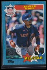 Javier Baez [Blue] Baseball Cards 2022 Topps 1987 All Stars Prices