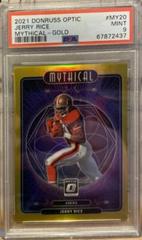 Jerry Rice [Gold] #MY-20 Football Cards 2021 Panini Donruss Optic Mythical Prices