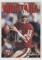Joe Montana Football Cards 1992 Skybox Impact Prices