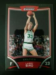 Larry Bird [Refractor] #109 Basketball Cards 2008 Bowman Chrome Prices