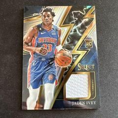 Jaden Ivey #S-JI Basketball Cards 2022 Panini Select Sparks Patch Prices