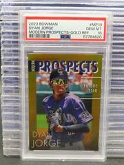 Dyan Jorge [Gold] #MP-10 Baseball Cards 2023 Bowman Modern Prospects Prices