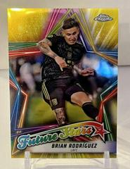 Brian Rodriguez [Gold] Soccer Cards 2022 Topps Chrome MLS Future Stars Prices