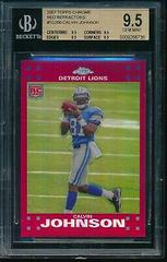 Calvin Johnson [Red Refractor] #TC200 Football Cards 2007 Topps Chrome Prices
