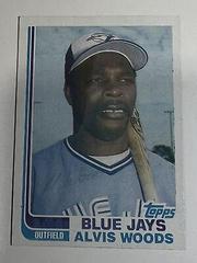 Alvis Woods [Blackless] #49 Baseball Cards 1982 Topps Prices