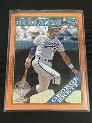 George Brett [Orange] #T88C-12 Baseball Cards 2023 Topps Silver Pack 1988 Chrome Prices
