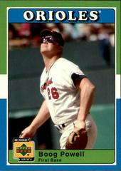 Boog Powell #20 Baseball Cards 2001 Upper Deck Decade 1970's Prices