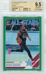 Kevin Durant [Green] Basketball Cards 2019 Panini Donruss Optic All-Stars Prices